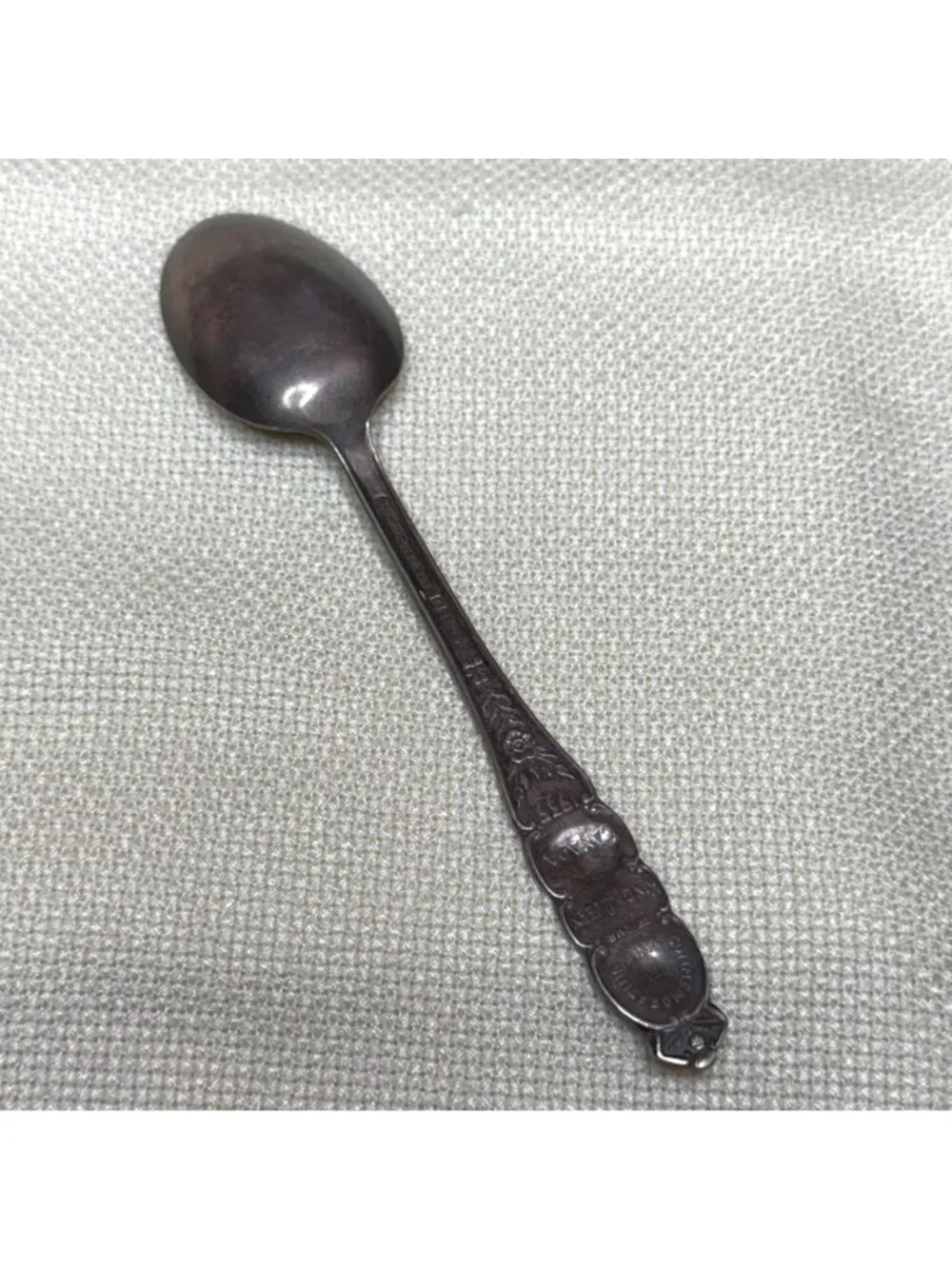 King George VI & Queen Elizabeth Canada Visit 1939 Silver-Plate Souvenir Spoon